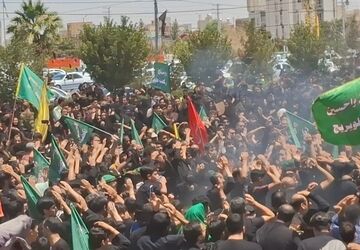آیین خیمه‌سوزان هیات خیام الحسین(ع) در قم
