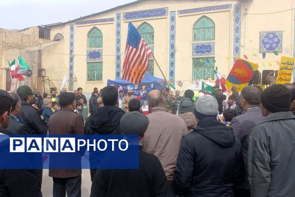 حضور گسترده مردم نیر در راهپیمایی ۲۲ بهمن