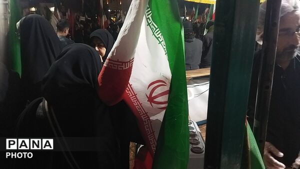 چایخانه هیئت الزهرای نیشابور در سی و نهمین شب از اجتماعات مردمی 