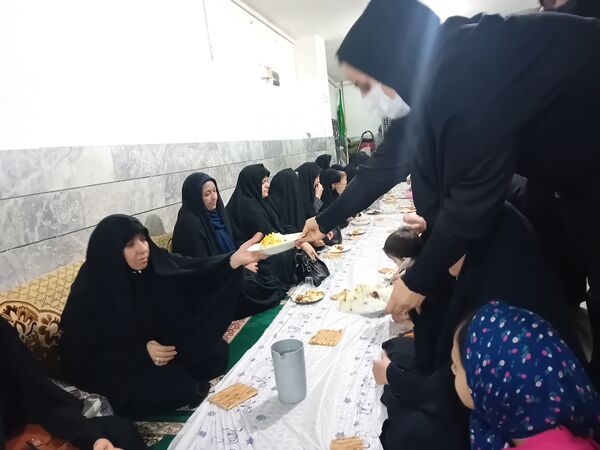 مراسم ایام فاطمیه در مسجد پنج تن آشخانه