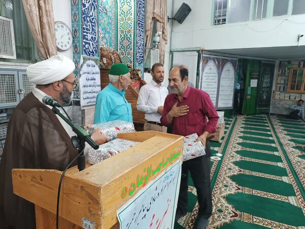 جشن میلاد حضرت محمد(ص) در مسجد صاحب الزمان آشخانه