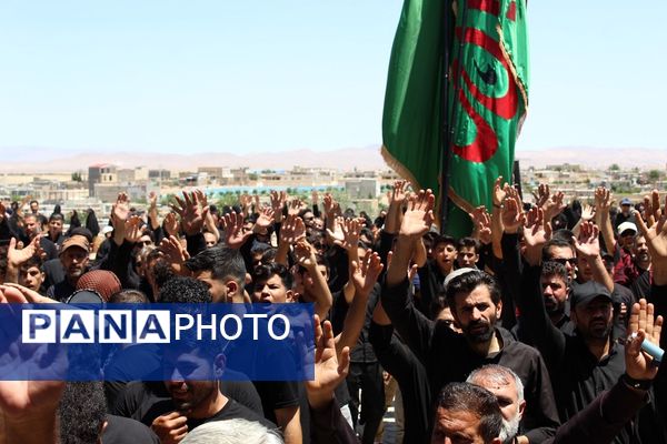 مراسم عزاداری عاشورای حسینی در شهر درق