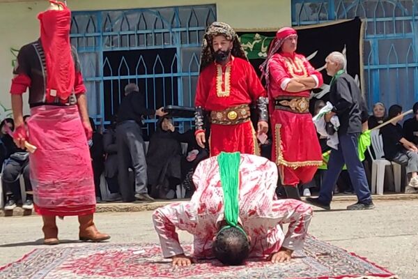 مراسم شبیه خوانی روز عاشورا در شهرستان طالقان