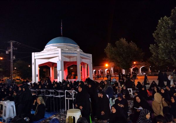  مراسم عزاداری اباعبدالله الحسین(ع) در مسجد شهدای گمنام 