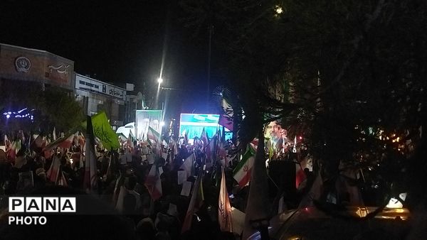 حضور مهدی رسولی در اجتماع مردمی نیشابور -۱