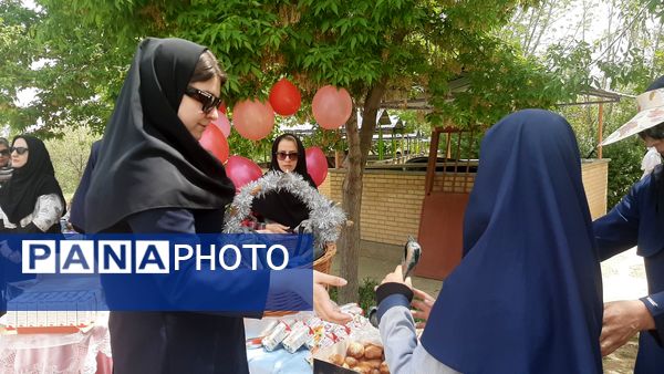 اردوی دانش‌آموزان مدرسه هیأت امنایی ضحی ۲ در روستای زوارم شیروان