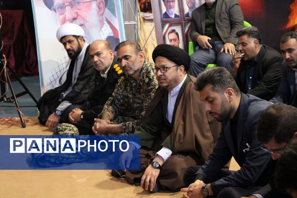 یادواره شهدای دانش‌آموزی سامان در ایام فاطمیه 