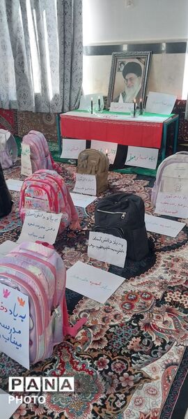سنگر مسجد به یاد دانش‌آموزان میناب