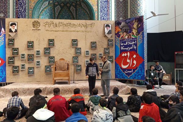 نوجوانان فاطمی از دبیرستان تا مسجد جامع