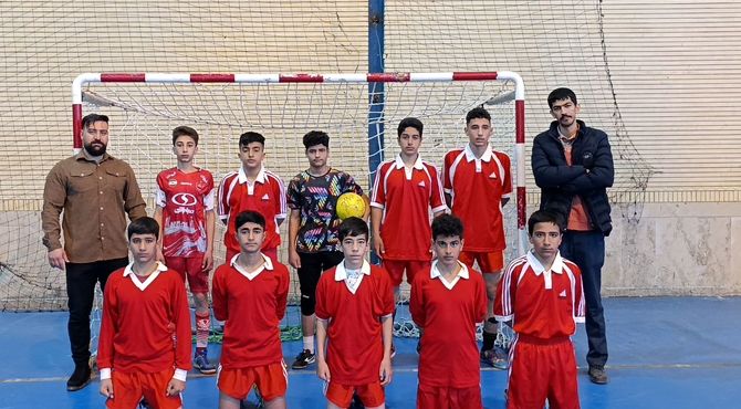 دومین مسابقه فوتسال تیم آموزشگاه شیخ فضل‌الله نوری در رقابت های شهرستانی 