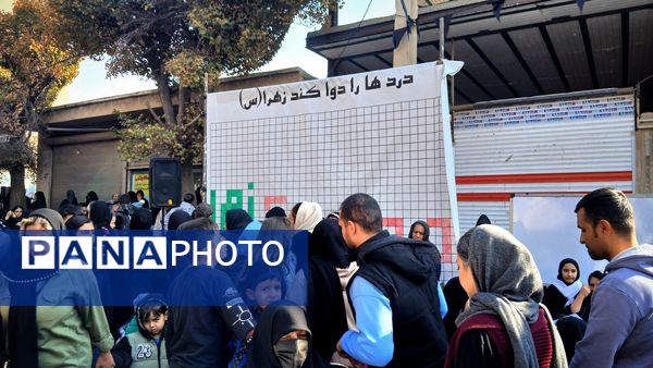 موکب‌های مردمی در شهرک سیدجمال‌الدین نظرآباد در سالروز شهادت حضرت فاطمه‌ زهرا(س) برپا شد