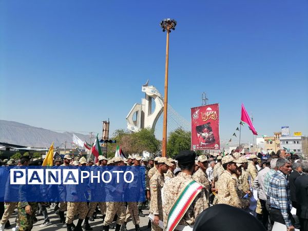 حضور پر شور مردم شهرستان کازرون در راهپیمایی روز قدس