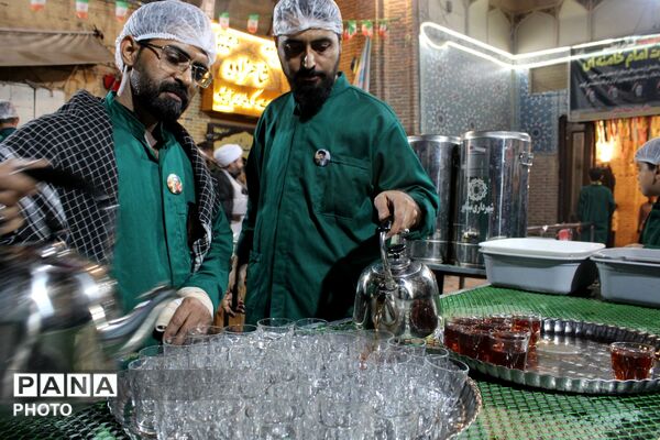 گذری بر موکب حضرت زهرا و غرفه کودک در مسجد جامع  