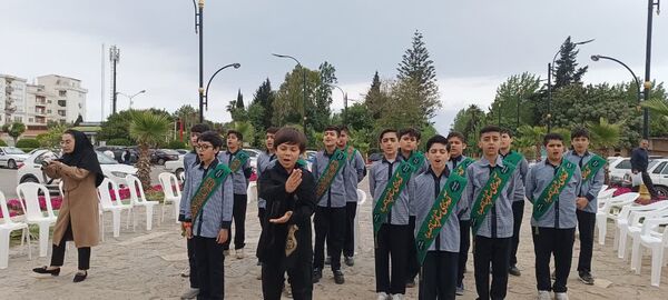 افتتاحیه چایخانه دانش‌آموزی حضرت رضا (ع) در محمودآباد 