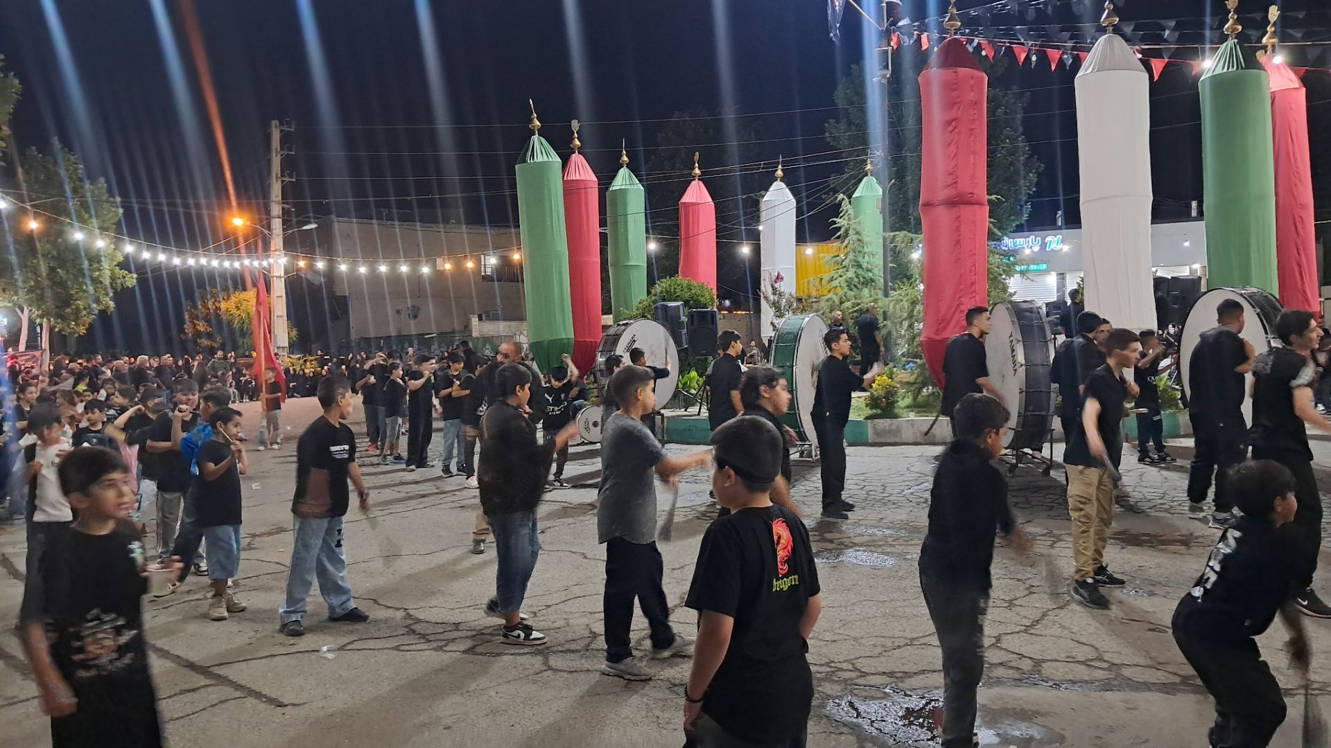 هیأت حضرت ابوالفضل(ع) در شب تاسوعا 