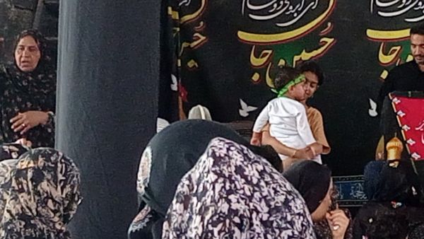سوگواره شیر خوارگان حسینی در تازیان پایین