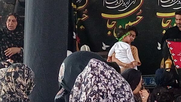 سوگواره شیر خوارگان حسینی در تازیان پایین