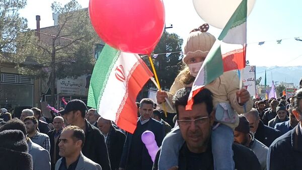 حضور پرشور مردم در راهپیمایی ۲۲ بهمن بیرجند