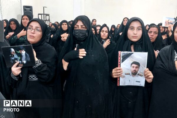 سوگواری مردم روستاهای شهر قلعه رئیسی در پی شهادت رهبر انقلاب