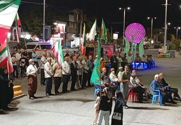 حضور پرشور و در رنگ شهرستان معمولان در دویست و سومین شب تجمعات 