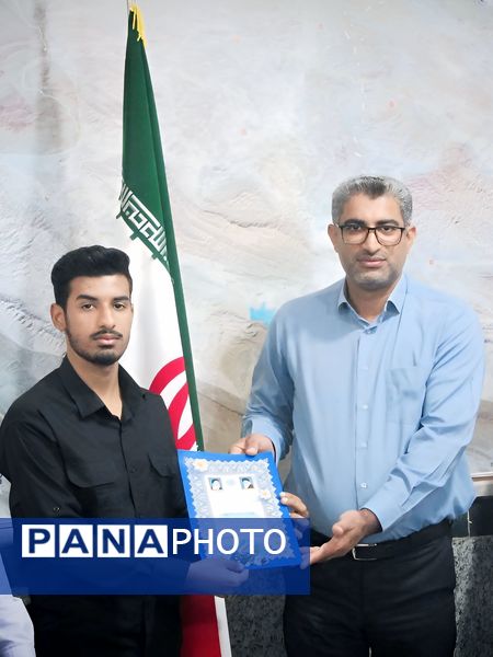 تجلیل از دانش‌آموزان خبرنگار پانای شهرستان بشاگرد 