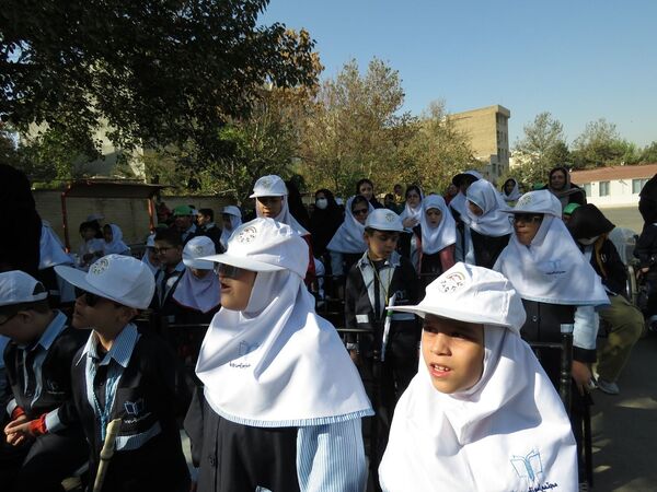گرامیداشت روز عصای سفیدو هفته پارالمپیک در مدرسه استثنایی «پویا» کرج