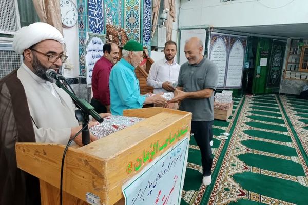 جشن میلاد حضرت محمد(ص) در مسجد صاحب الزمان آشخانه