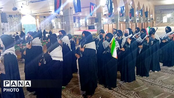 اجتماع بزرگ دختران جان فدای ایران وزنجیره دختران شقایق های دنا 