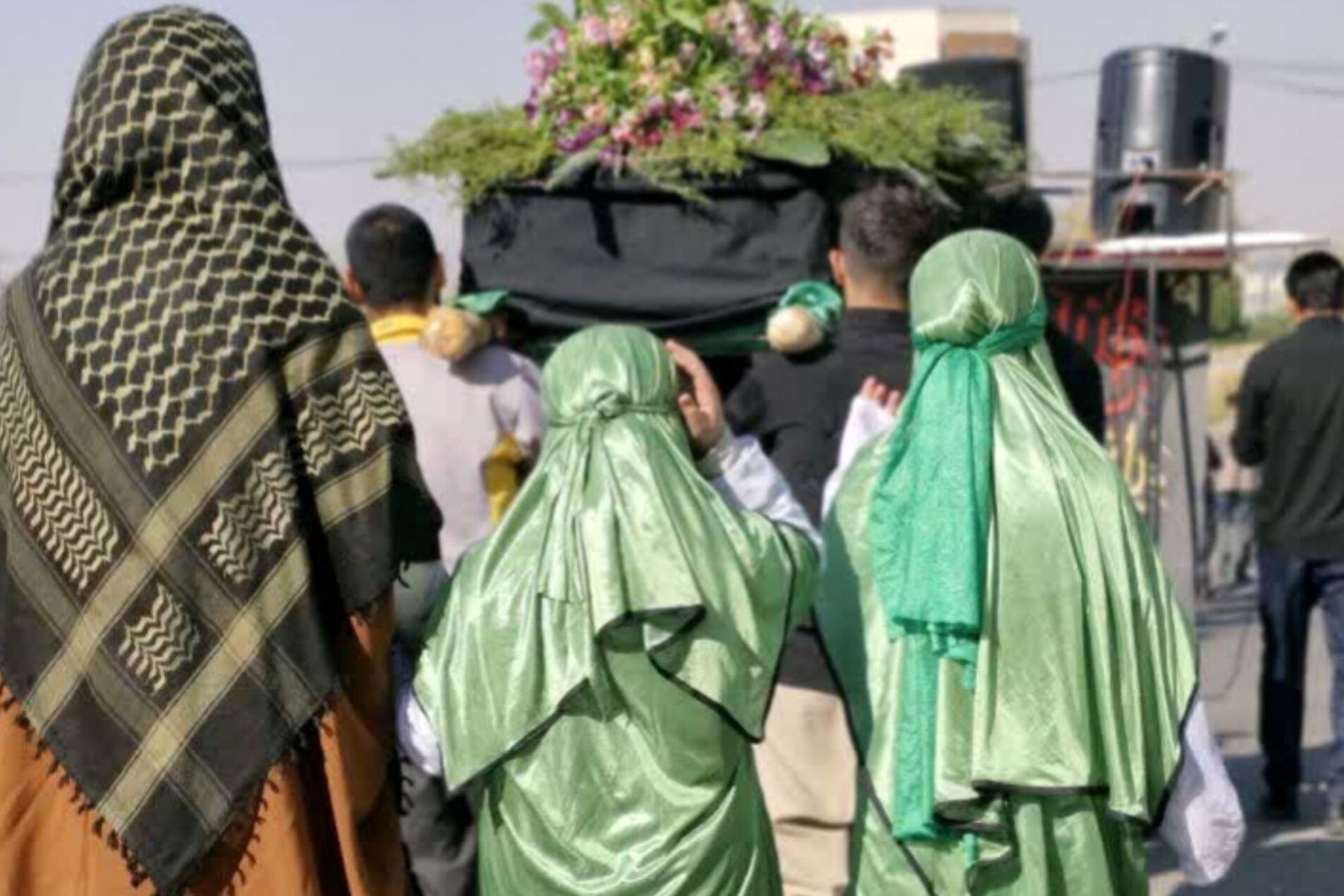 حضور پرشور عزاداران در سالروز شهادت حضرت فاطمه زهرا (س)