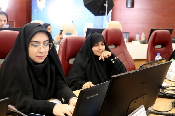 اتاق کنترل وضعیت ستاد انتخابات شهر مشهد در دور دوم انتخابات ریاست جمهوری 