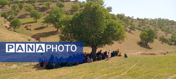 پیاده‌روی اهالی روستای رفن به مناسبت هفته سلامت