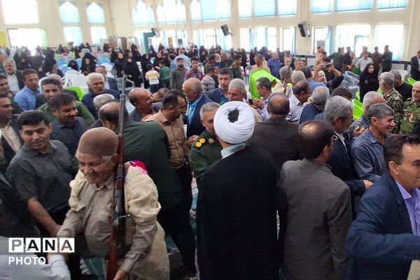  آیین تکریم و معارفه فرمانده ناحیه مقاومت بسیج شهرستان باشت