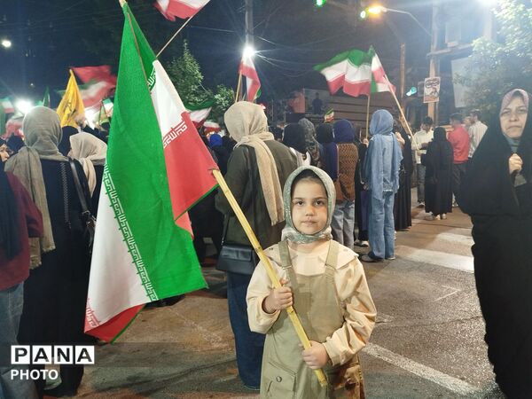 مردم گالیکش در پنجاه و نهمین شب از شب های اقتدار به میدان آمدند