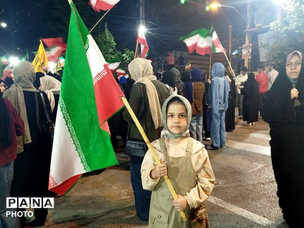 مردم گالیکش در پنجاه و نهمین شب از شب های اقتدار به میدان آمدند