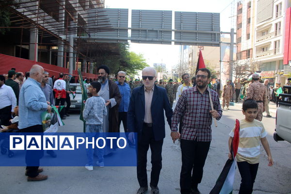 راهپیمایی روز قدس در بوشهر