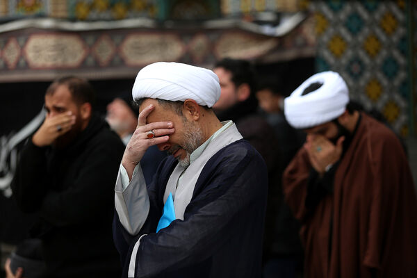 مراسم عزاداری سالروز شهادت امام هادی(ع) در حرم حضرت معصومه(س)