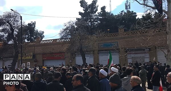  تجمع عظیم مردم نیشابور