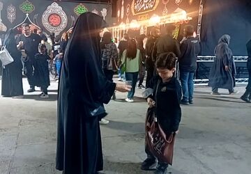 بازآفرینی عاشورا در پاتوق دانش‌آموزی باران 