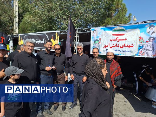 پیاده‌روی جاماندگان اربعین حسینی در مرودشت 