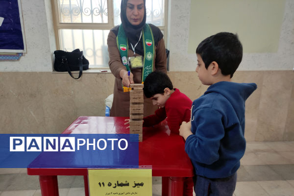 برگزاری مسابقات بازی فکری رشته جنگا ناحیه 4 شیراز