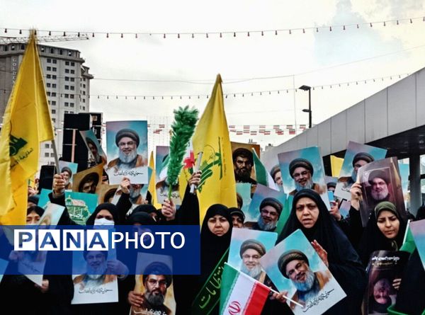 مراسم بزرگداشت شهید سید حسن نصرالله در مشهد