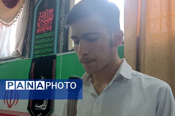 برگزاری مراسم هفته بسیج در هنرستان مجتمع فنی حرفه‌ای تهران در بهارستان‌دو