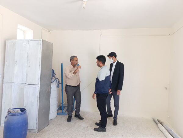 بازدید کارشناس تربیت بدنی شهرستان خلیل آباد از دبیرستان رئیس زاده 