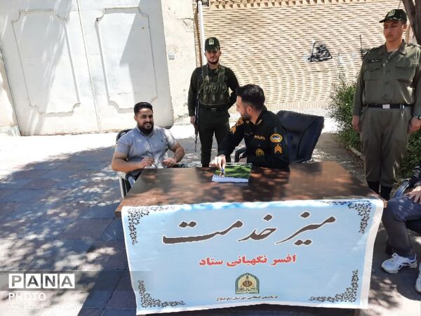 راه‌اندازی میز خدمت نیروی انتظامی شهرستان ساوجبلاغ
