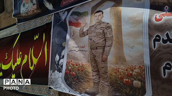 مراسم ختم شهید مصطفی حسینی در روستای سید آباد 