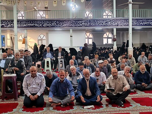 مراسم دعای عرفه در شهر درق