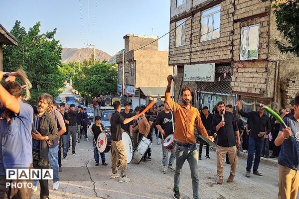 ارادت مردم در روز تاسوعای حسینی با برگزاری هئیت عزاداری به ابوالفضل عباس  