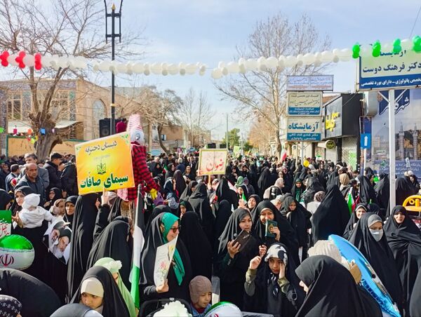  راهپیمایی بیست و دو بهمن در کاشمر