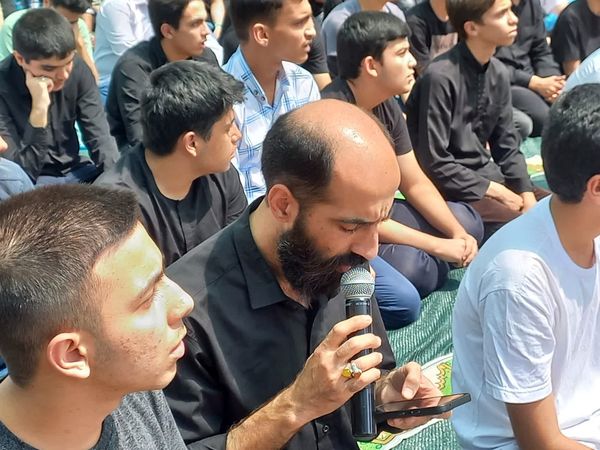 مراسم اربعین حسینی در دبیرستان ماندگار البرز