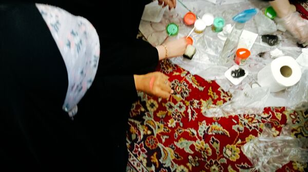برپایی غرفه کودک در نماز جمعه شهرستان کاشمر 